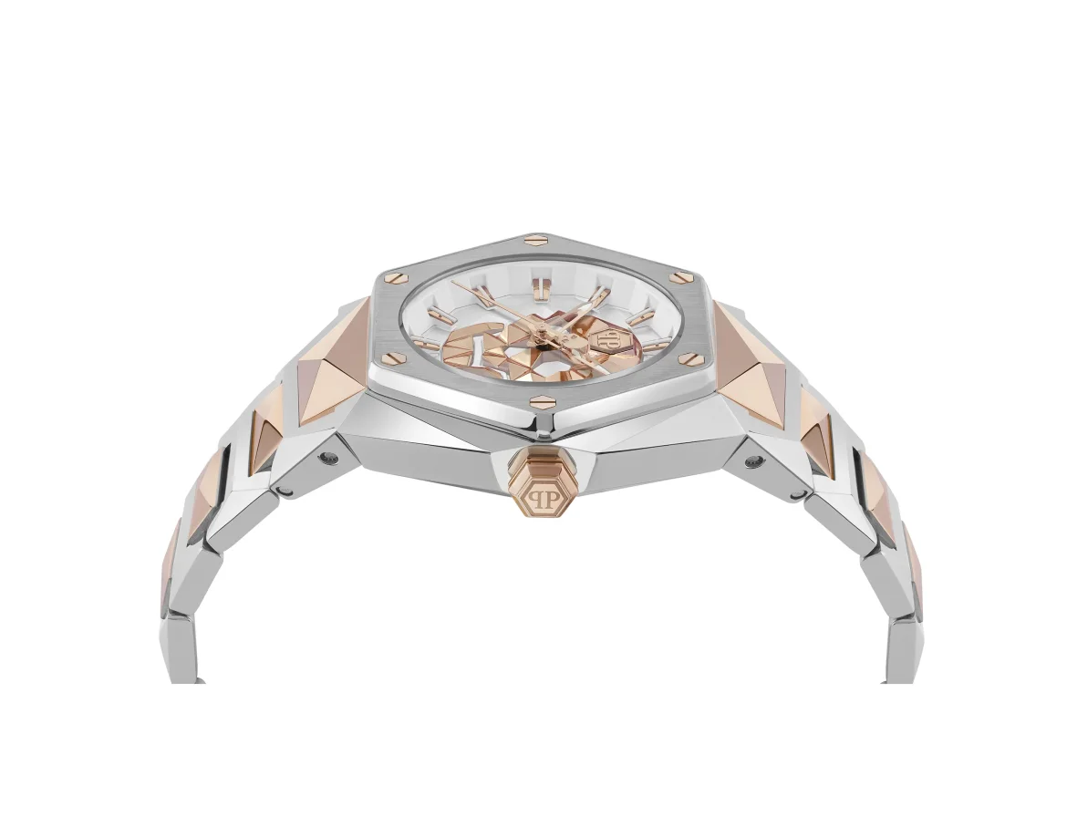 Stainless Steel Watches $kull Spikes, цвет: Серебристый