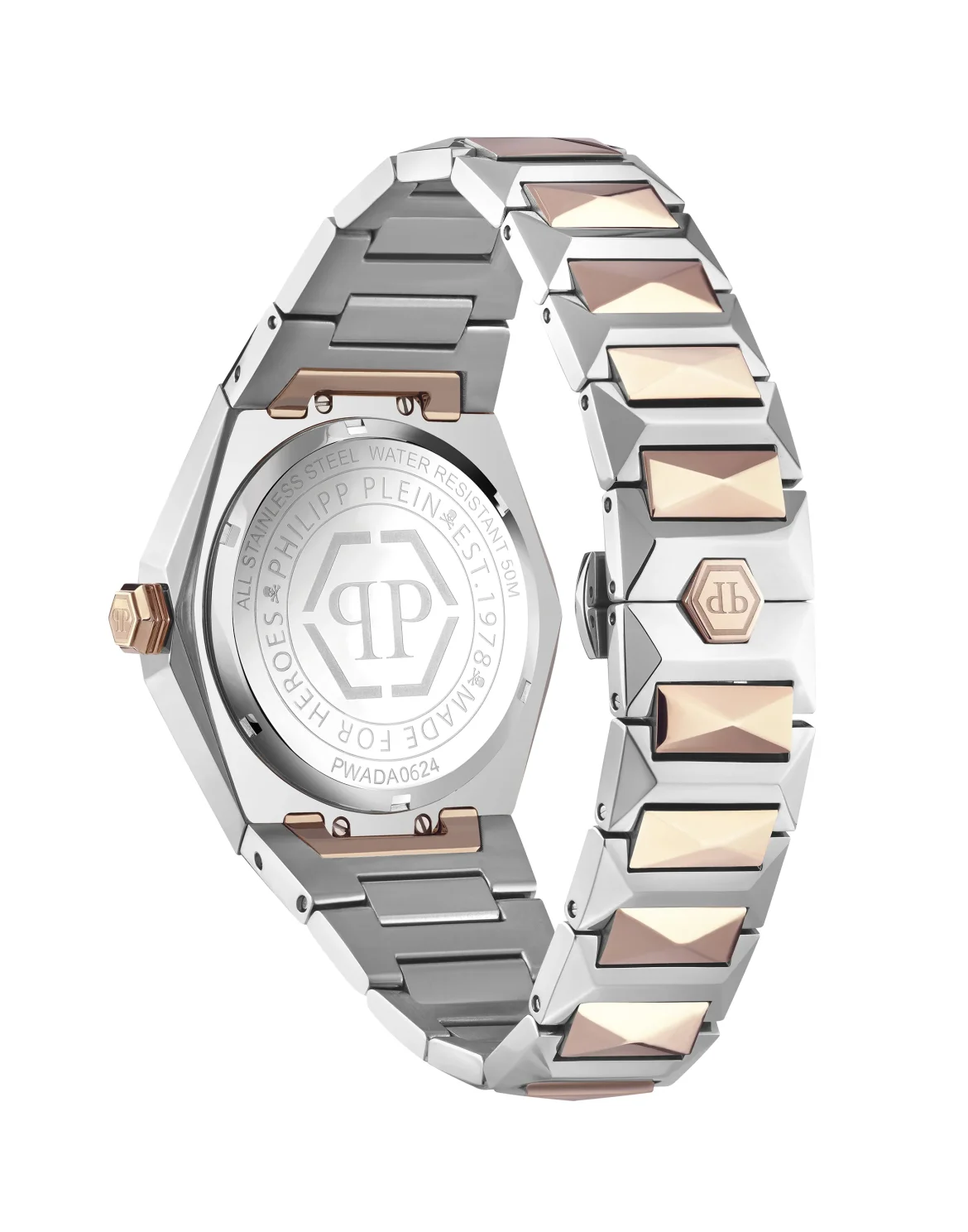 Stainless Steel Watches $kull Spikes, цвет: Серебристый