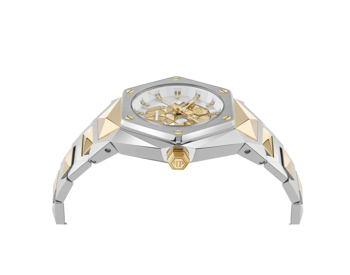 Stainless Steel Watches $kull Spikes, цвет: Черный