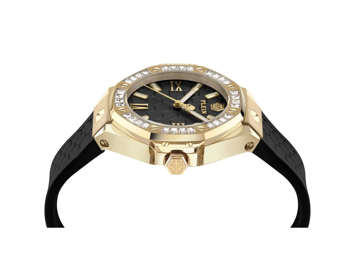 Stainless Steel Watches Plein Lady Royal, цвет: Черный