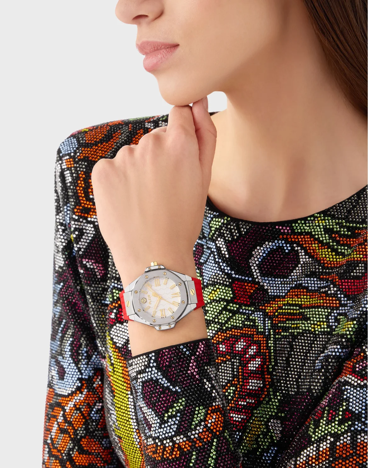Stainless Steel Watches Plein Lady Royal, цвет: Серебристый