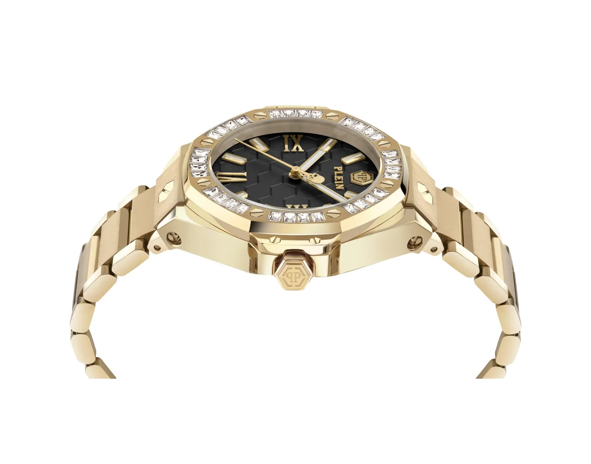 Stainless Steel Watches Plein Lady Royal, цвет: Золотой