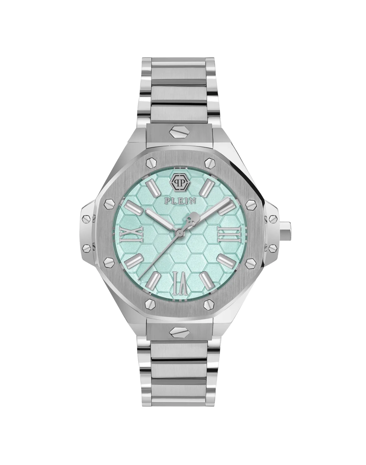 Stainless Steel Watches Plein Lady Royal, цвет: Серебристый