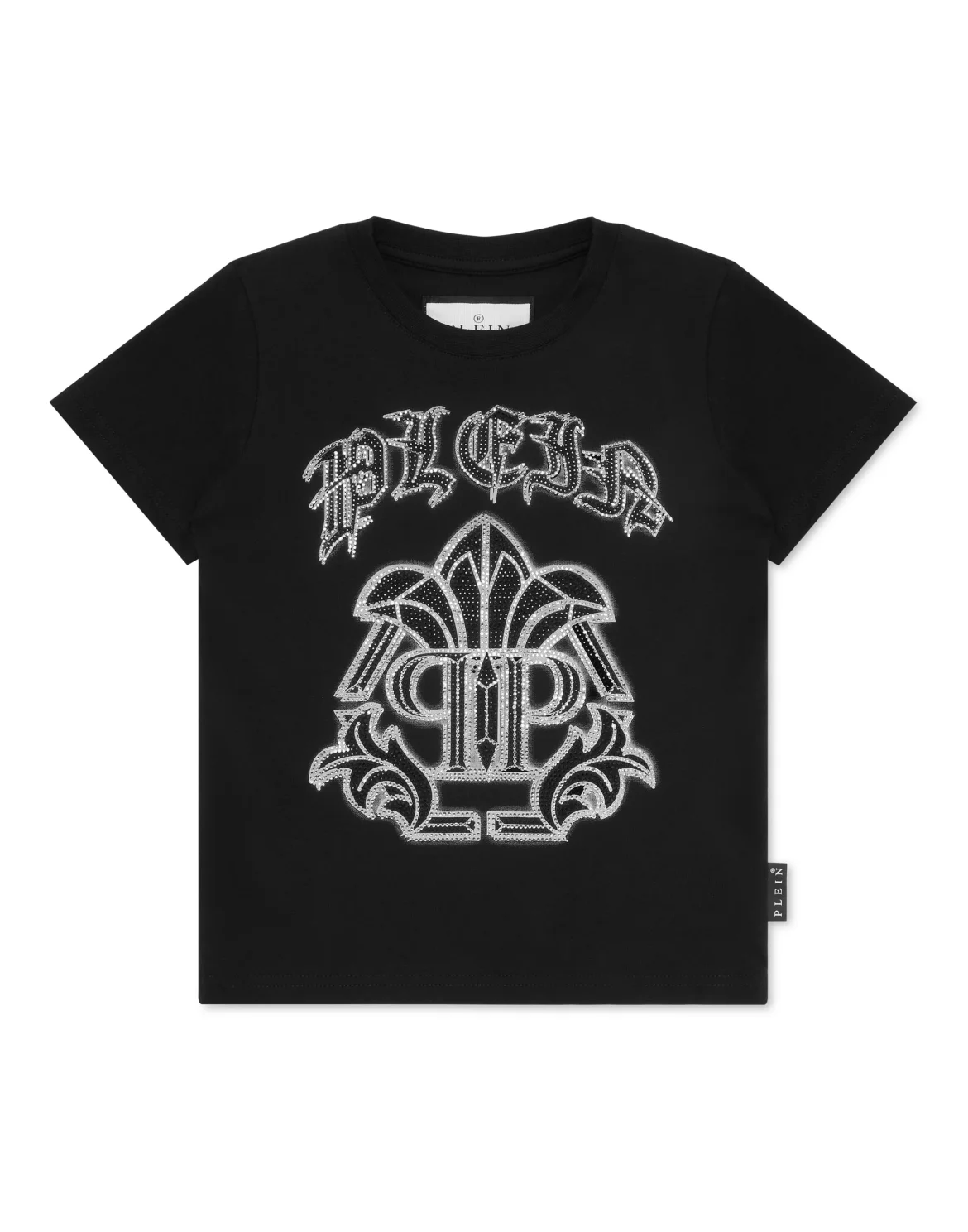 T-shirt Round Neck SS Srtass Gothic Plein, цвет: Черный