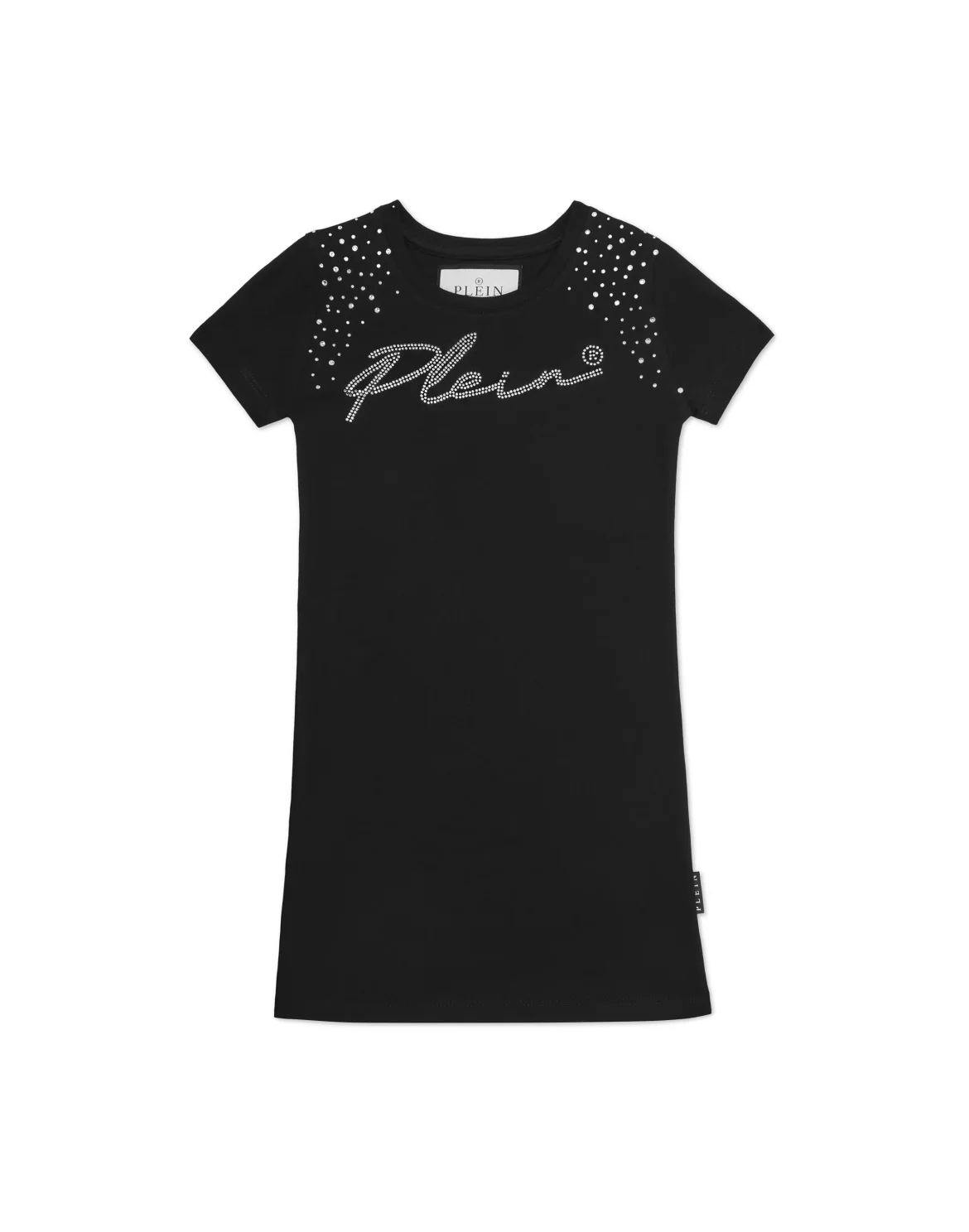 T-shirt Short Dresses Strass Signature, цвет: Черный