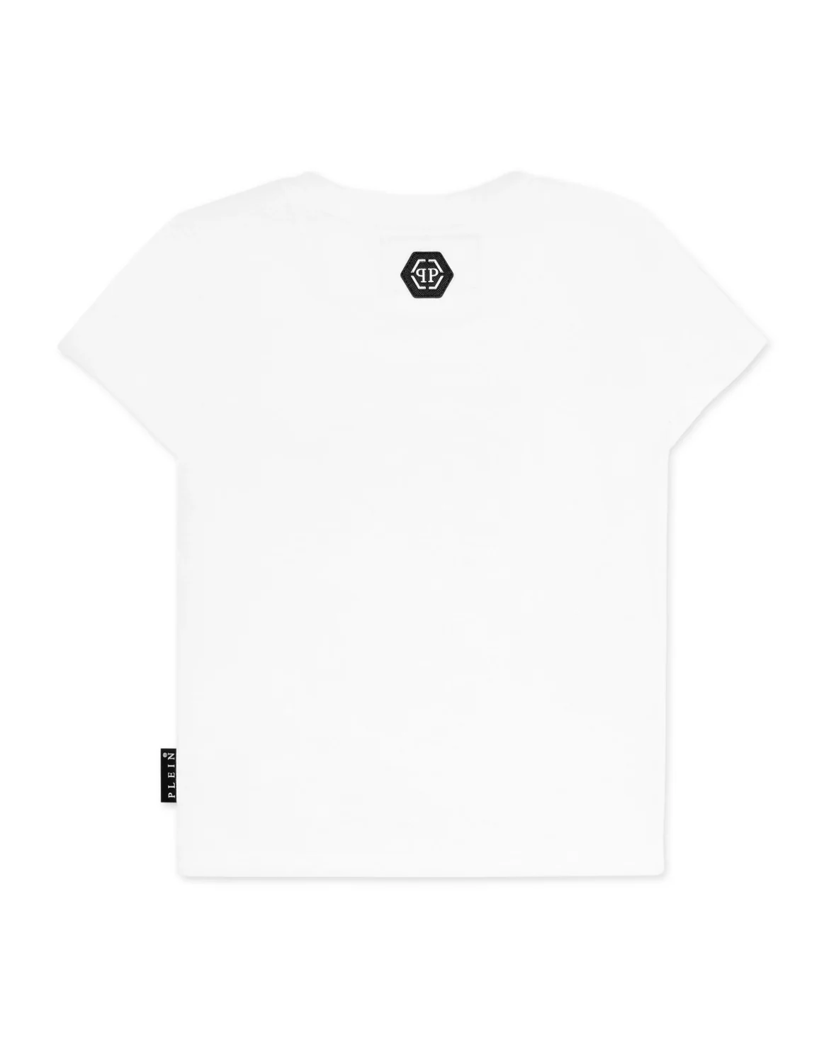 T-shirt Round Neck SS Strass, цвет: Белый