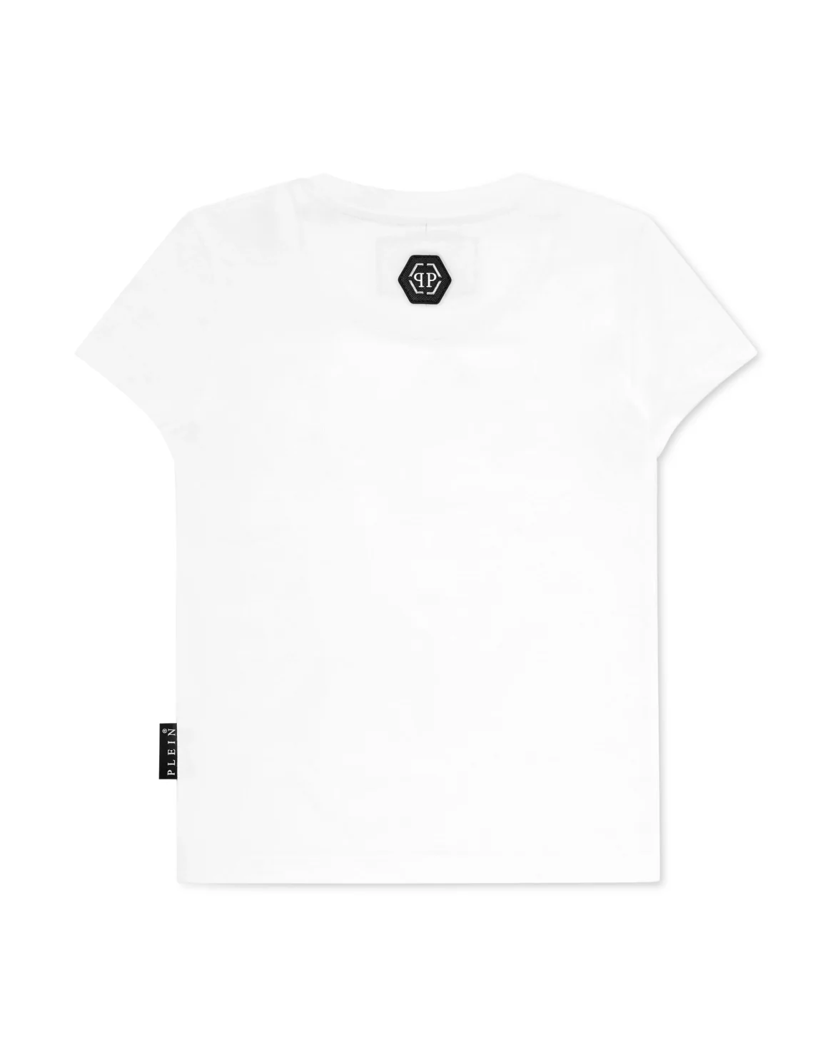 T-shirt Round Neck SS Strass Signature, цвет: Белый