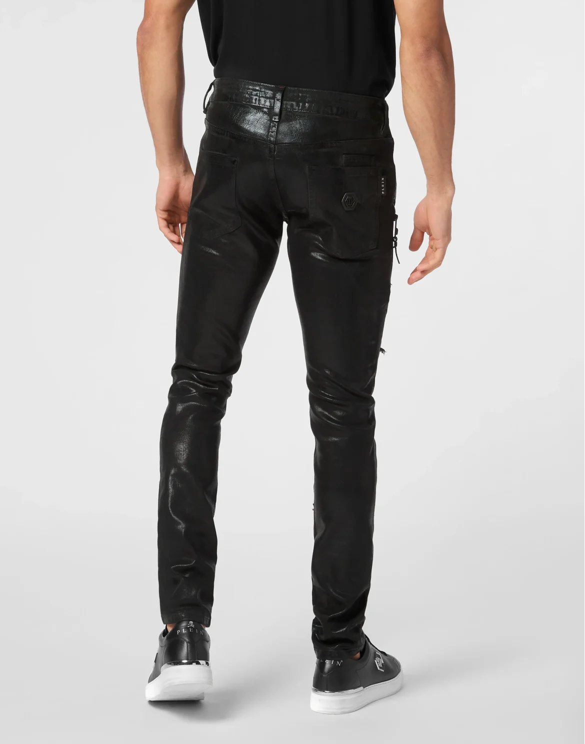 Denim Rock Star Trousers Camouflage, цвет: Черный