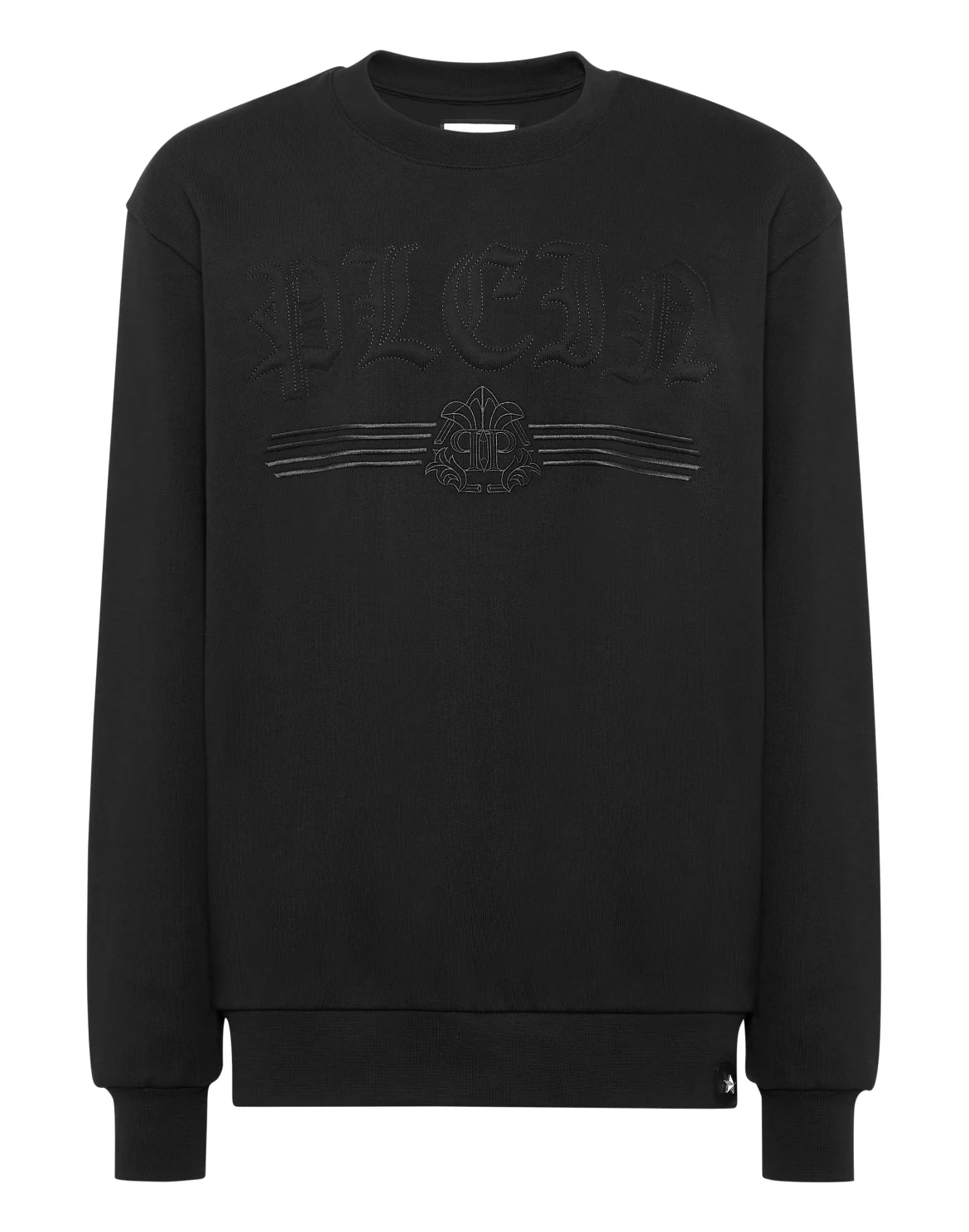 Sweatshirt Round Neck Gothic Plein, цвет: Черный
