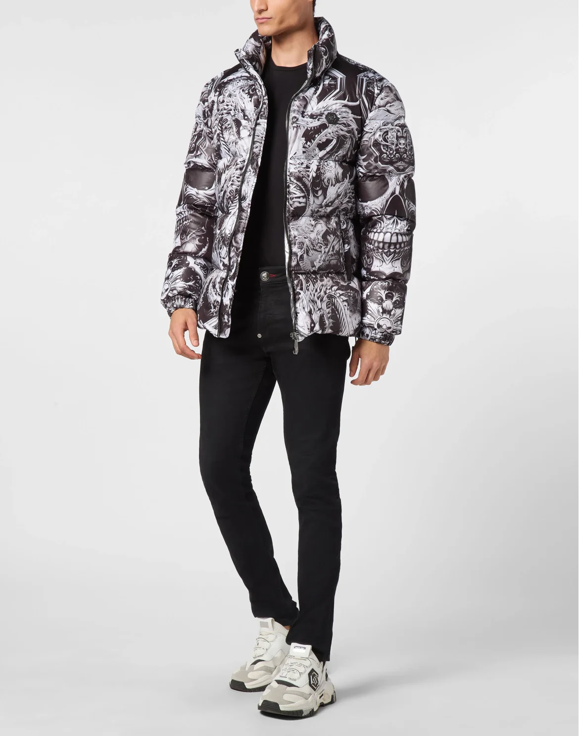 Padded Jacket Skull, цвет: Черный
