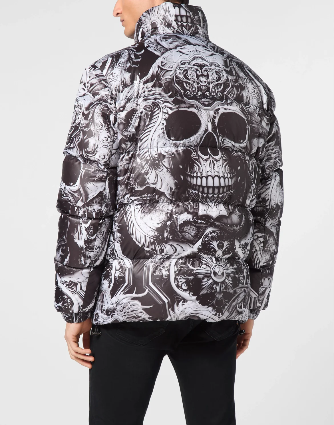Padded Jacket Skull, цвет: Черный