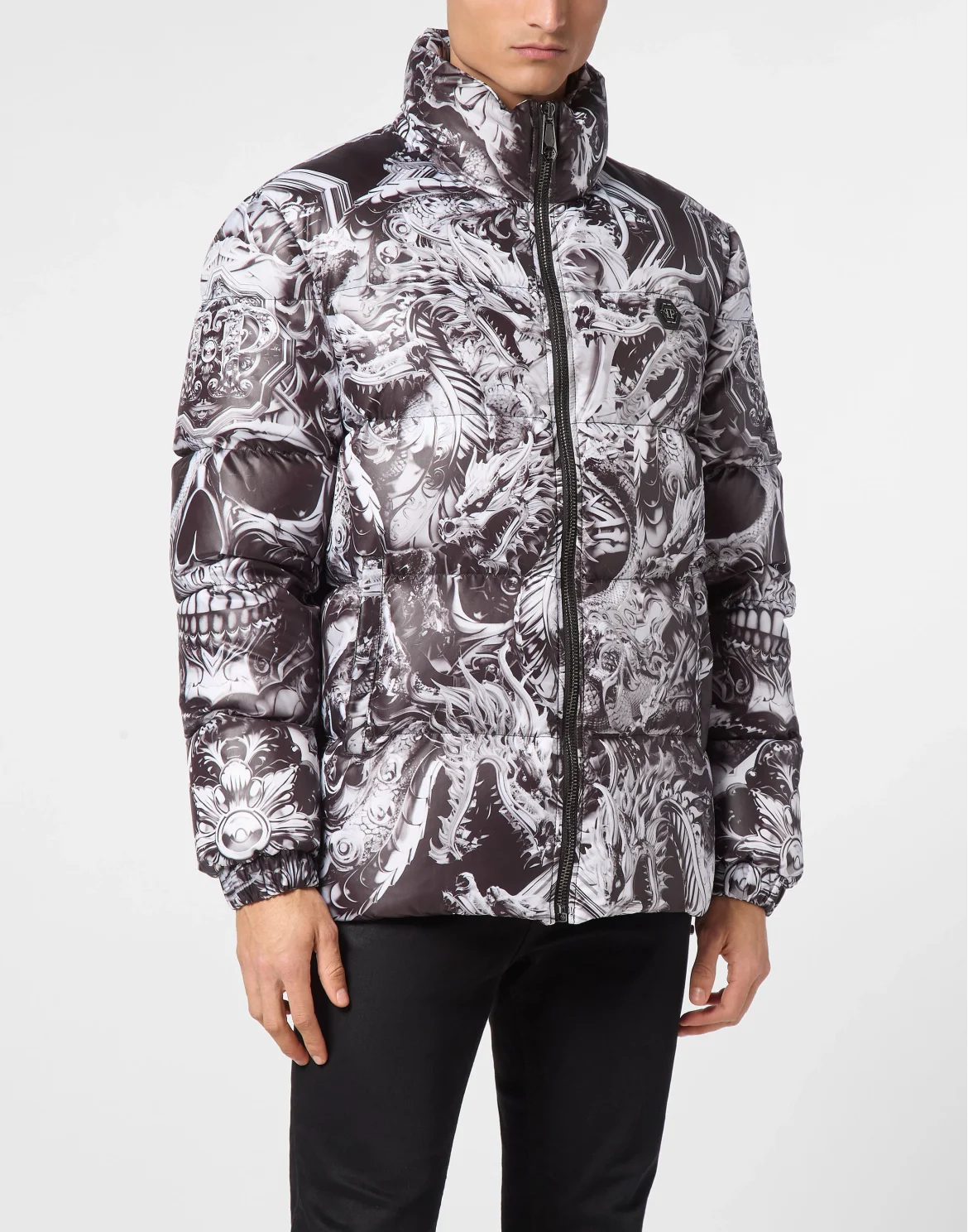 Padded Jacket Skull, цвет: Черный