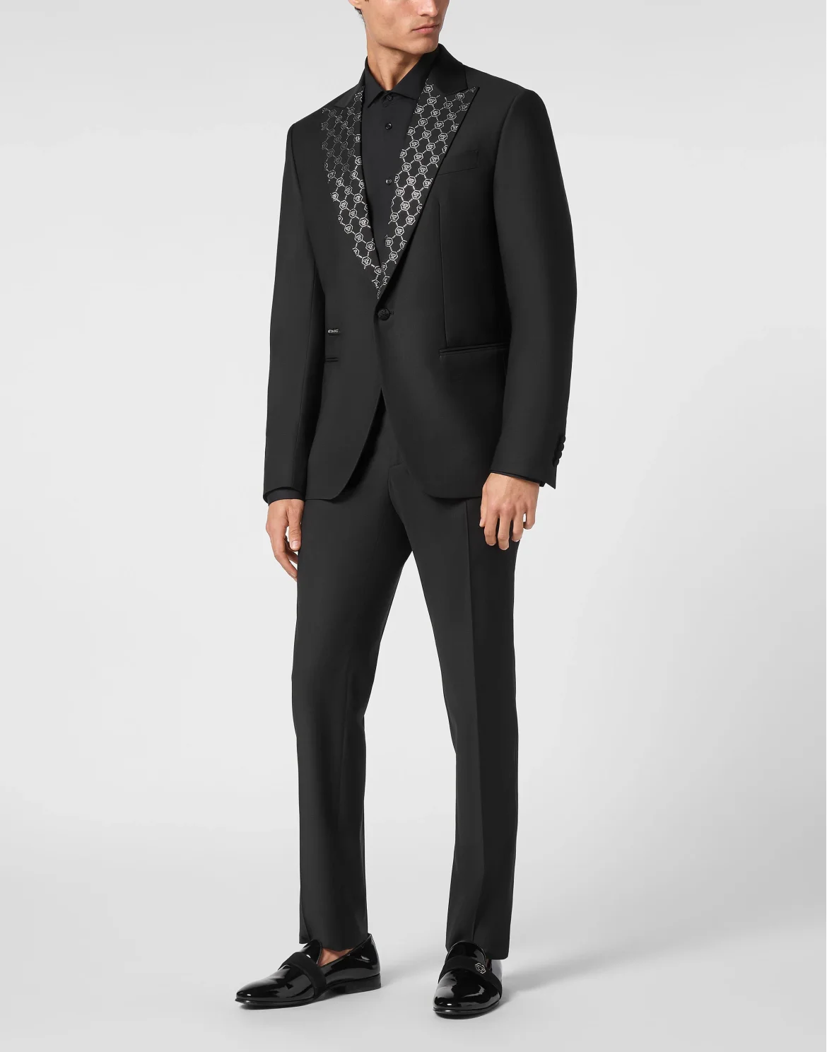 Wool Blazer Monogram, цвет: Черный
