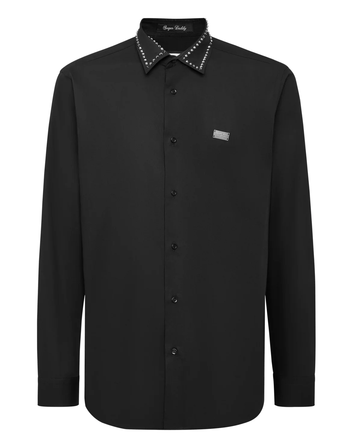 Shirt Sugar Daddy Cut LS Studs, цвет: Черный