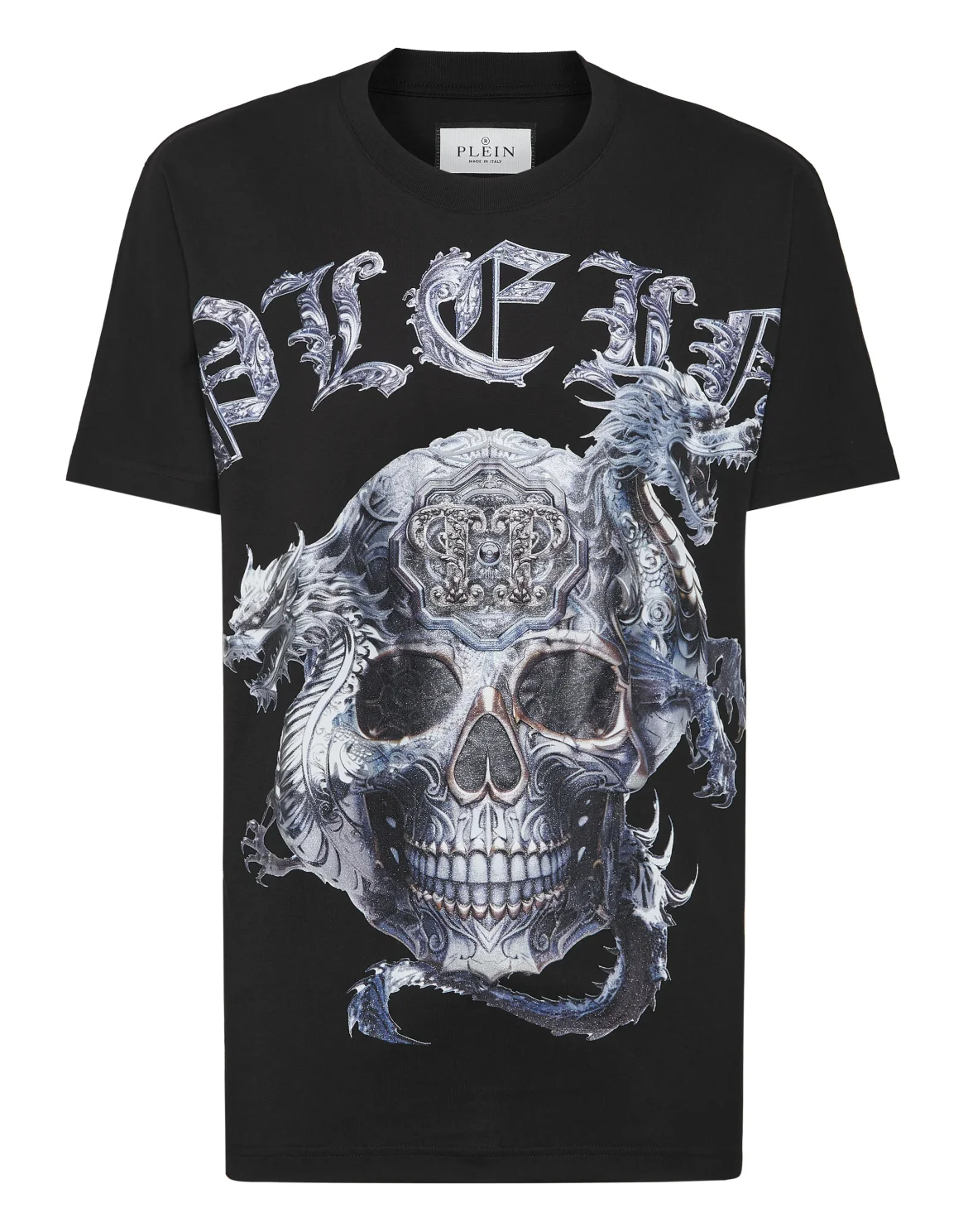 T-shirt Round Neck SS Skull, цвет: Черный