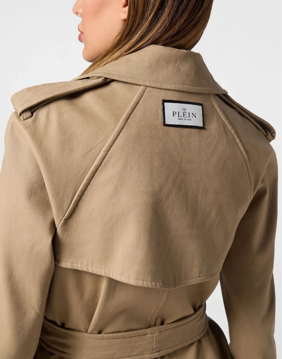 Long Trench Coat Monogram, цвет: Бежевый