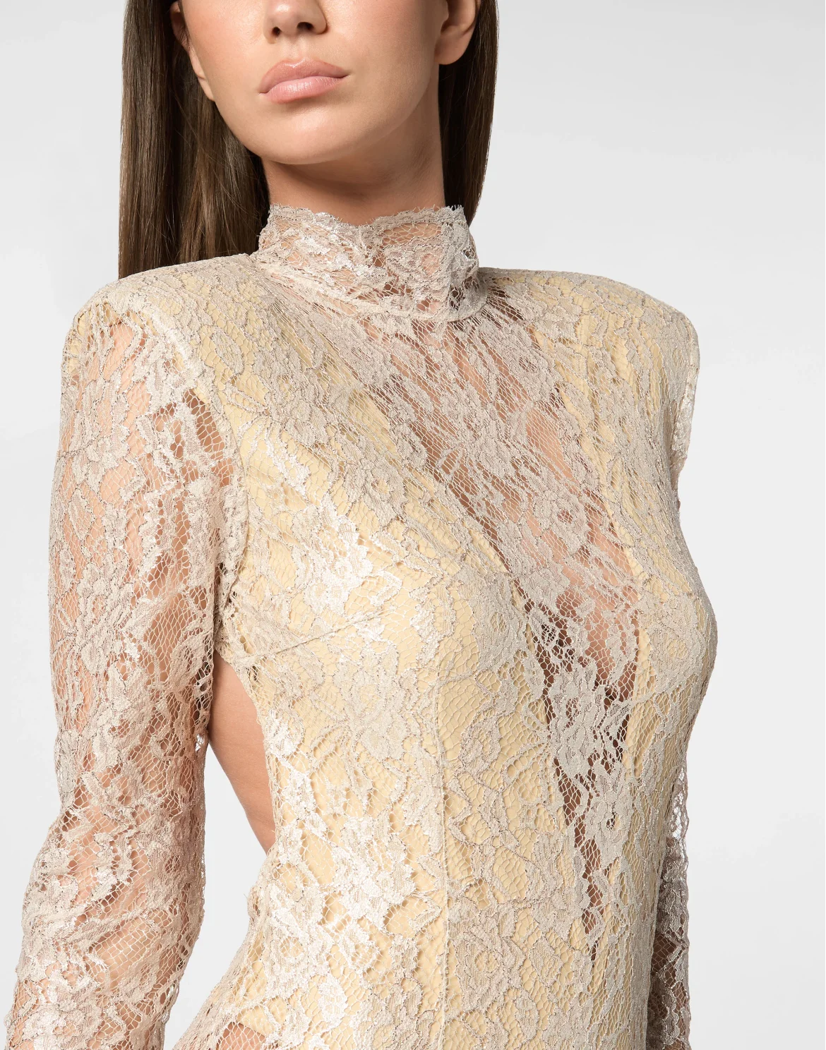 Lace Long Dress, цвет: Розовый