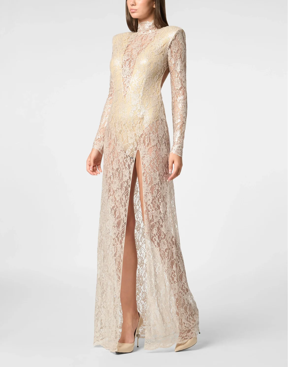 Lace Long Dress, цвет: Розовый