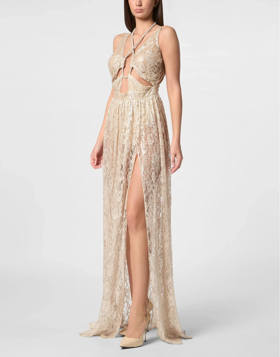 Lace Long Dress, цвет: Розовый