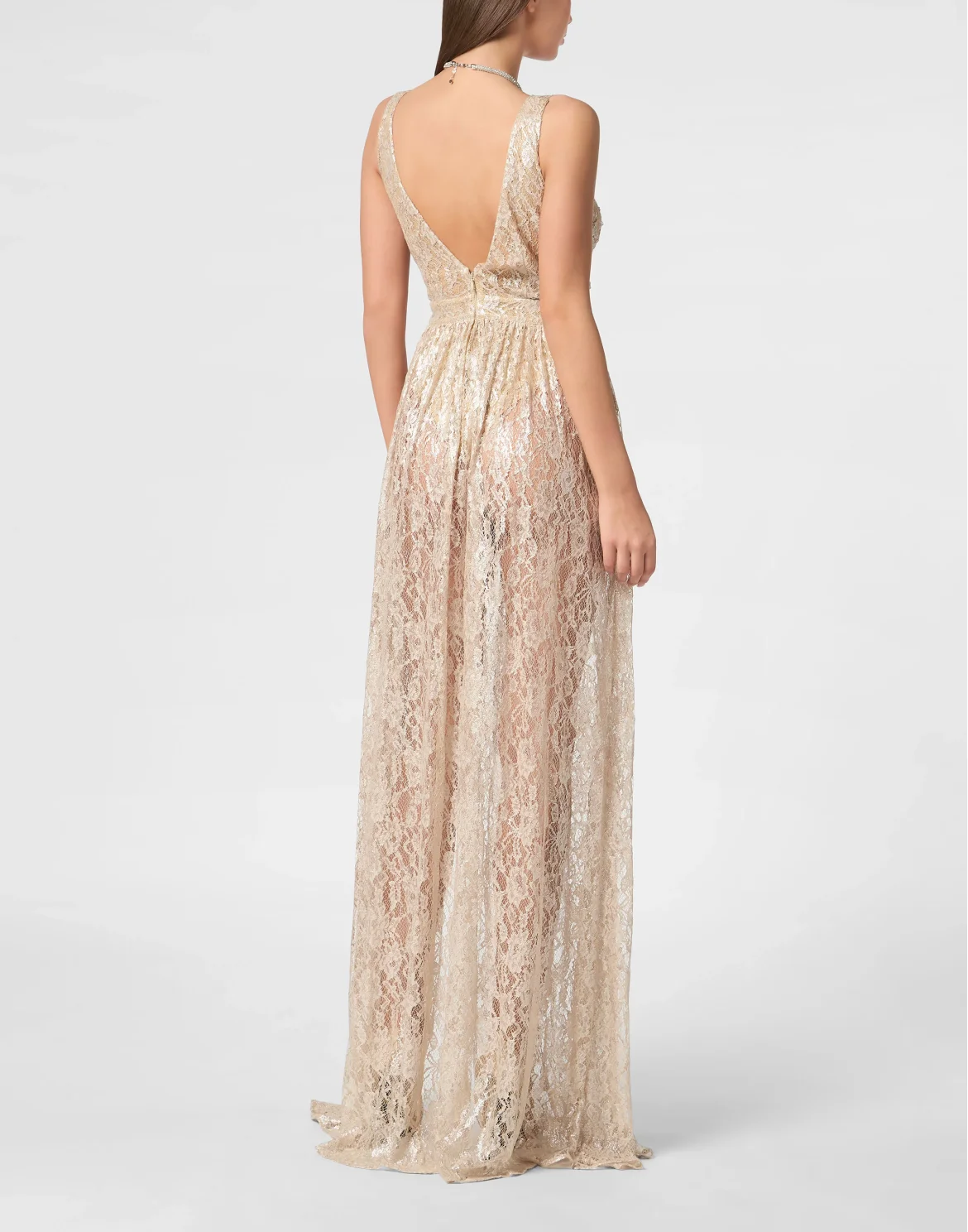 Lace Long Dress, цвет: Розовый