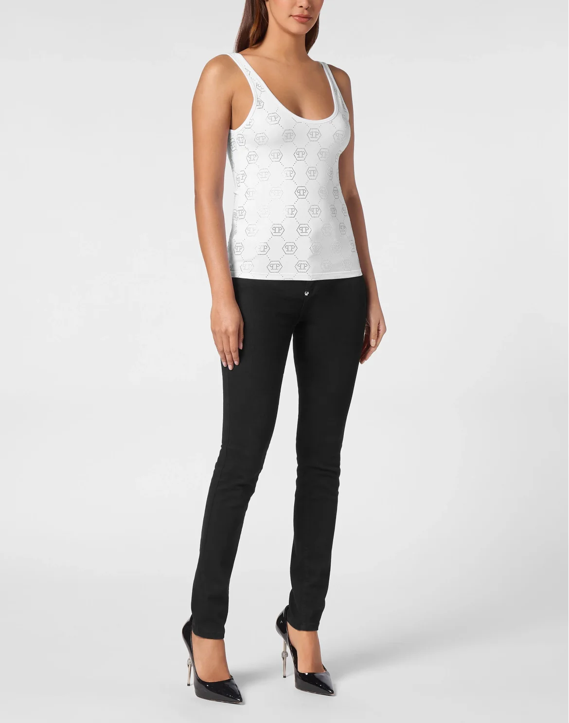 Tank Top Monogram, цвет: Белый