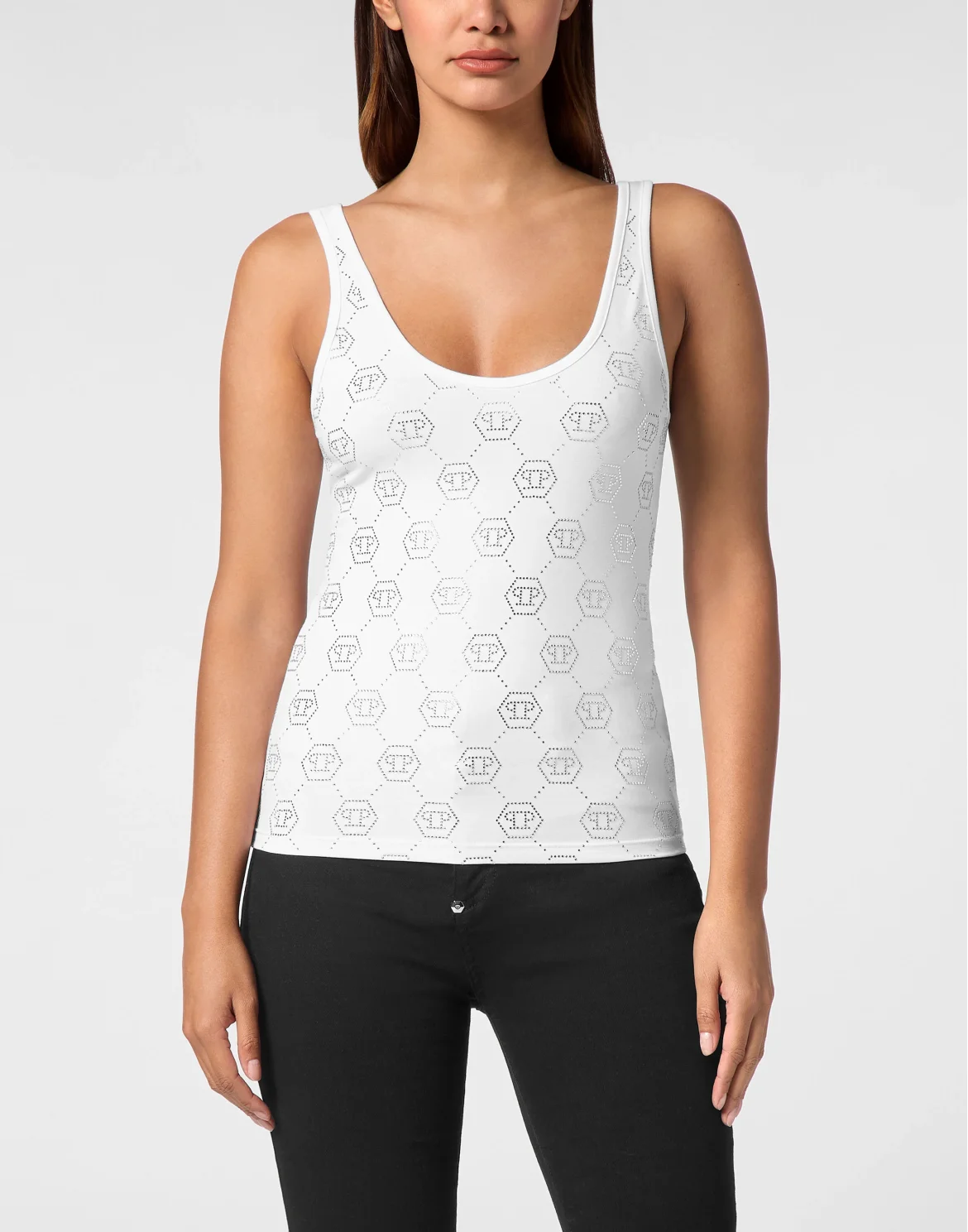 Tank Top Monogram, цвет: Белый