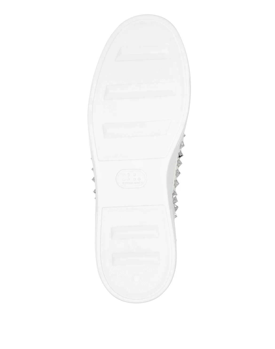 Python Leather Mid-Top Sneakers Studs, цвет: Белый