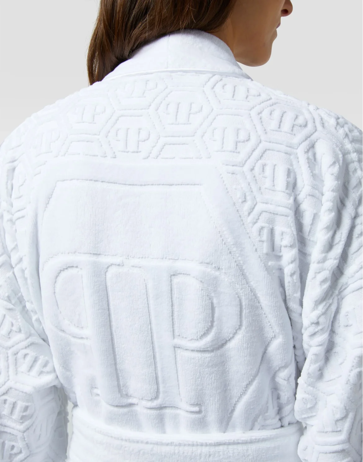 Kimono Bathrobe Hexagon, цвет: Белый