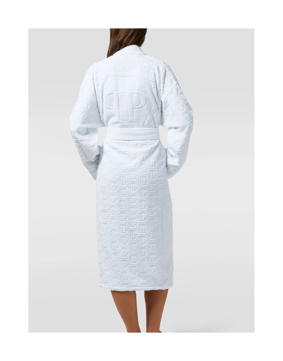 Kimono Bathrobe Hexagon, цвет: Белый