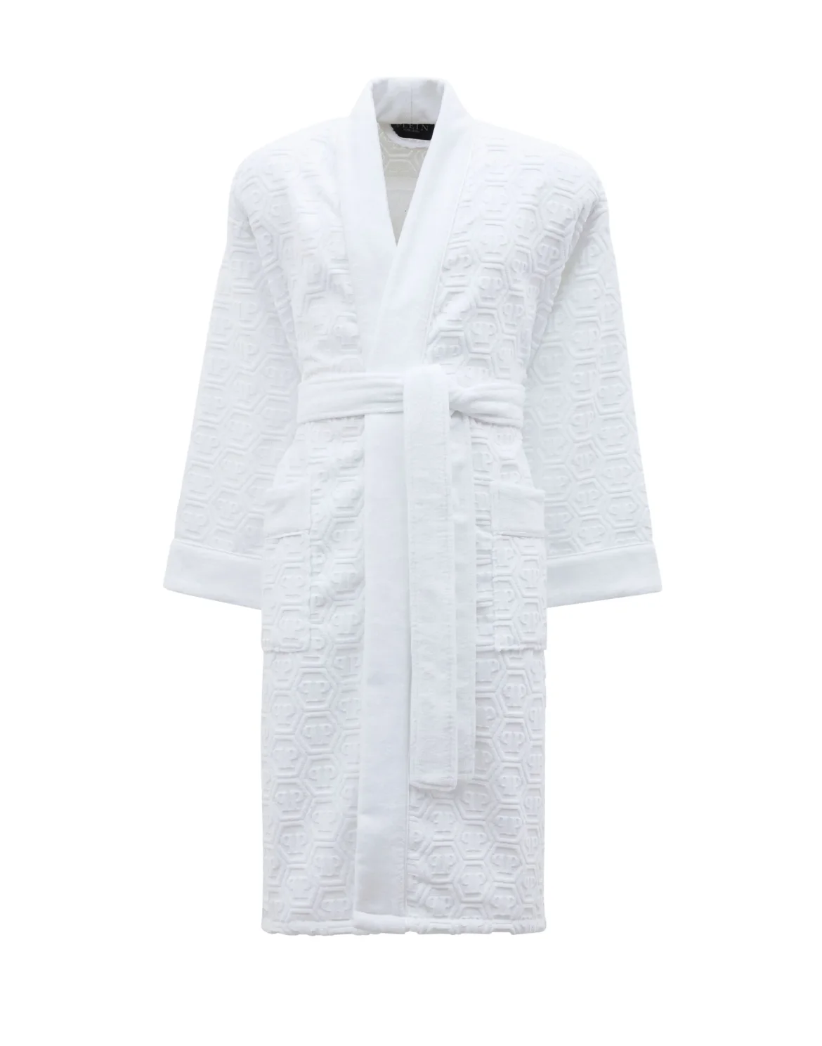 Kimono Bathrobe Hexagon, цвет: Белый