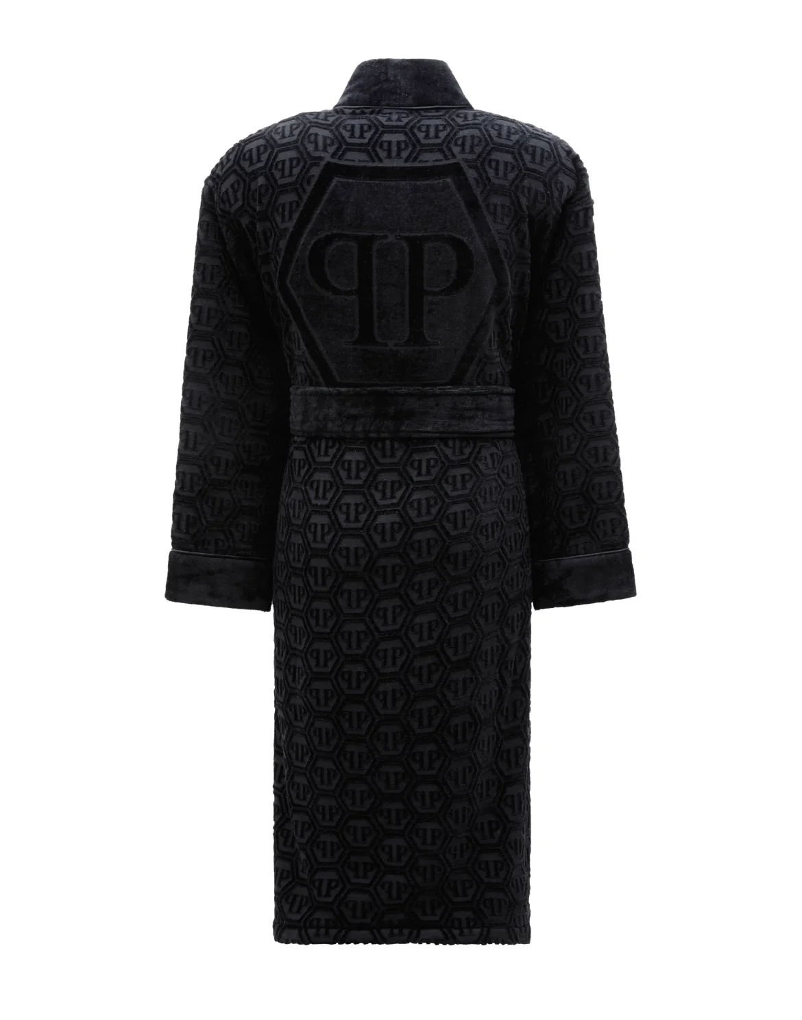 Kimono Bathrobe Hexagon, цвет: Черный