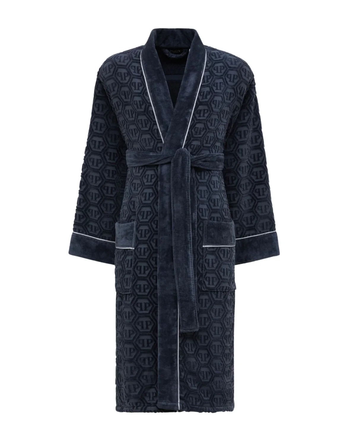 Kimono Bathrobe Hexagon, цвет: Серый