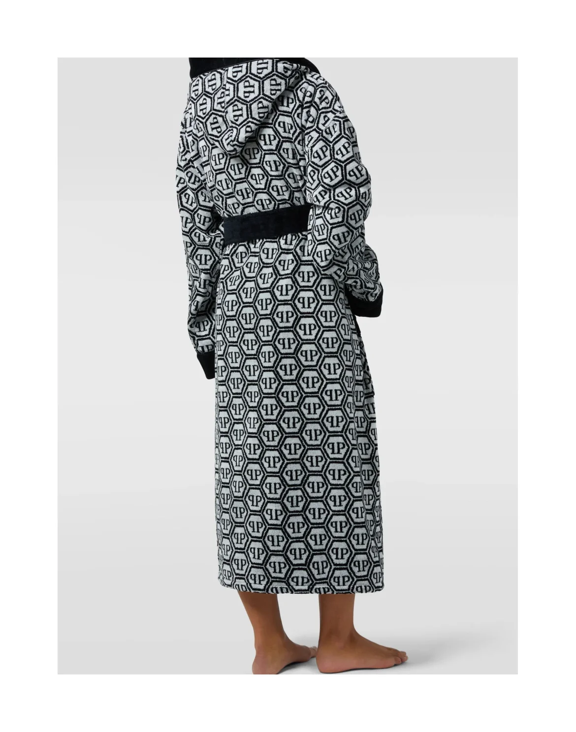 Hooded Bathrobe PP, цвет: Черный