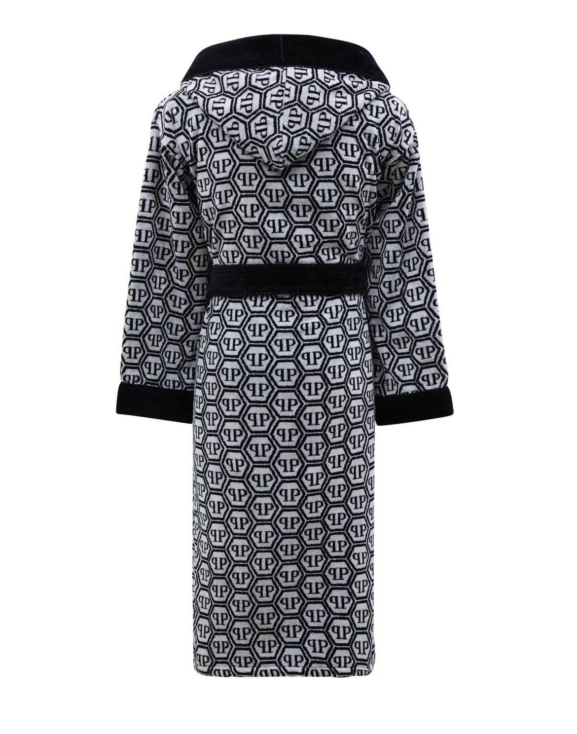 Hooded Bathrobe PP, цвет: Черный