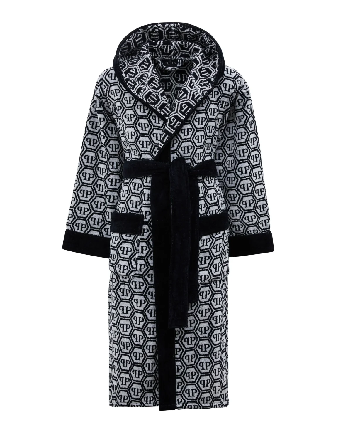 Hooded Bathrobe PP, цвет: Черный