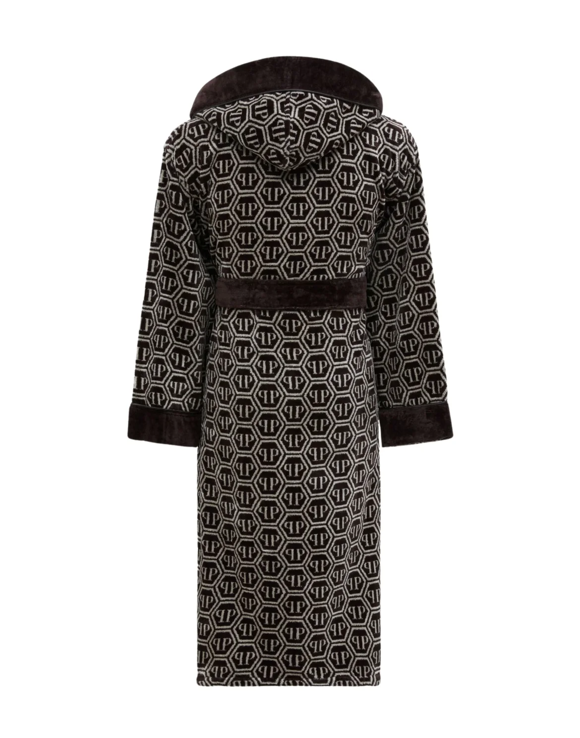 Hooded Bathrobe PP, цвет: Коричневый