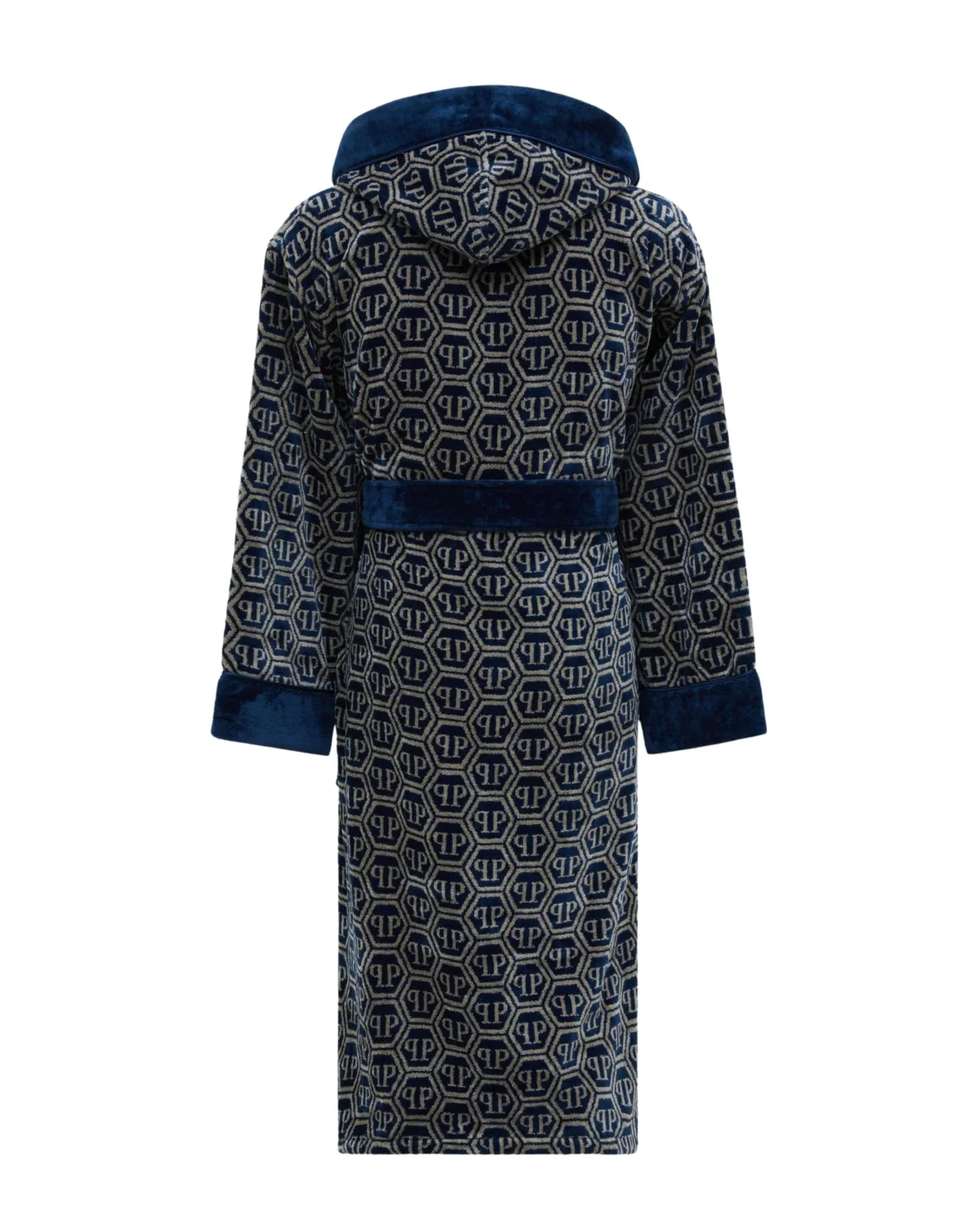 Hooded Bathrobe PP, цвет: Синий