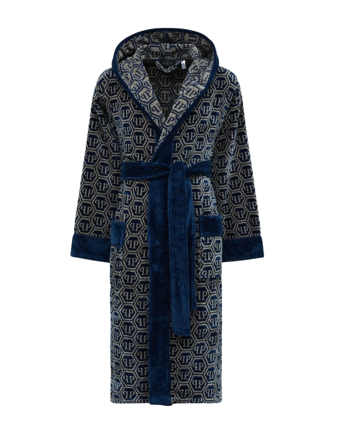 Hooded Bathrobe PP, цвет: Синий