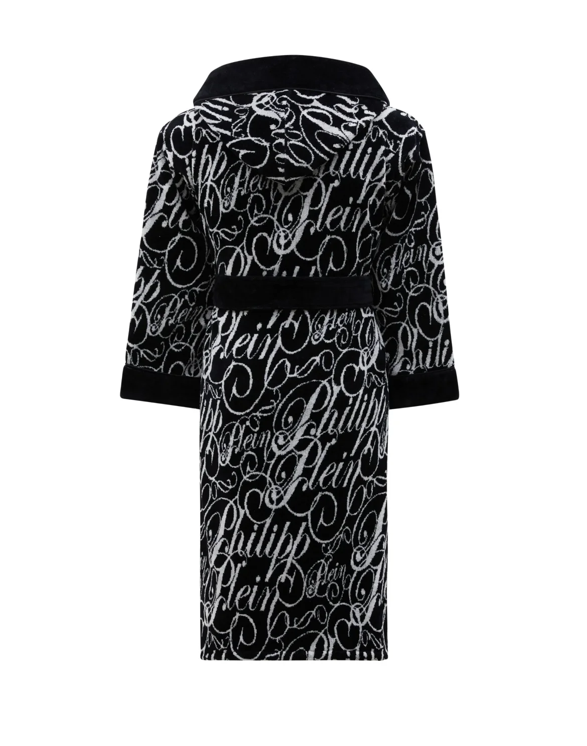 Hooded Bathrobe Signature, цвет: Черный