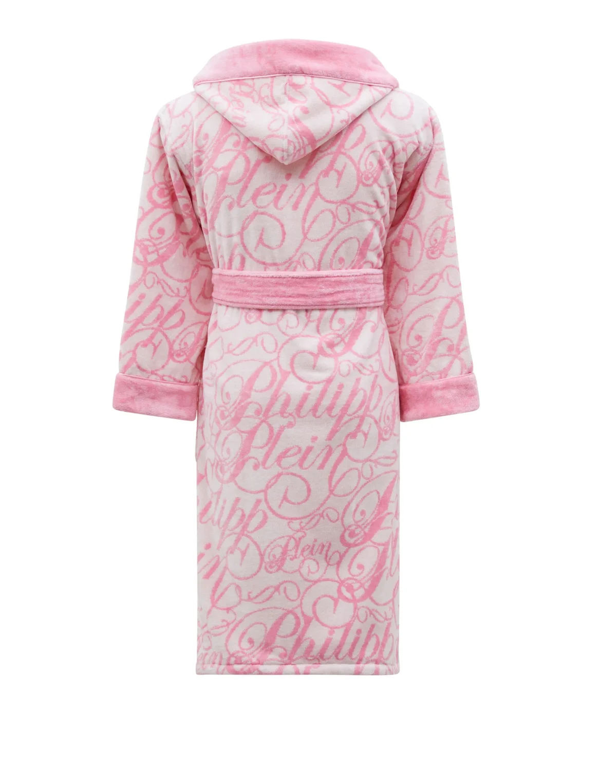 Hooded Bathrobe Signature, цвет: Розовый