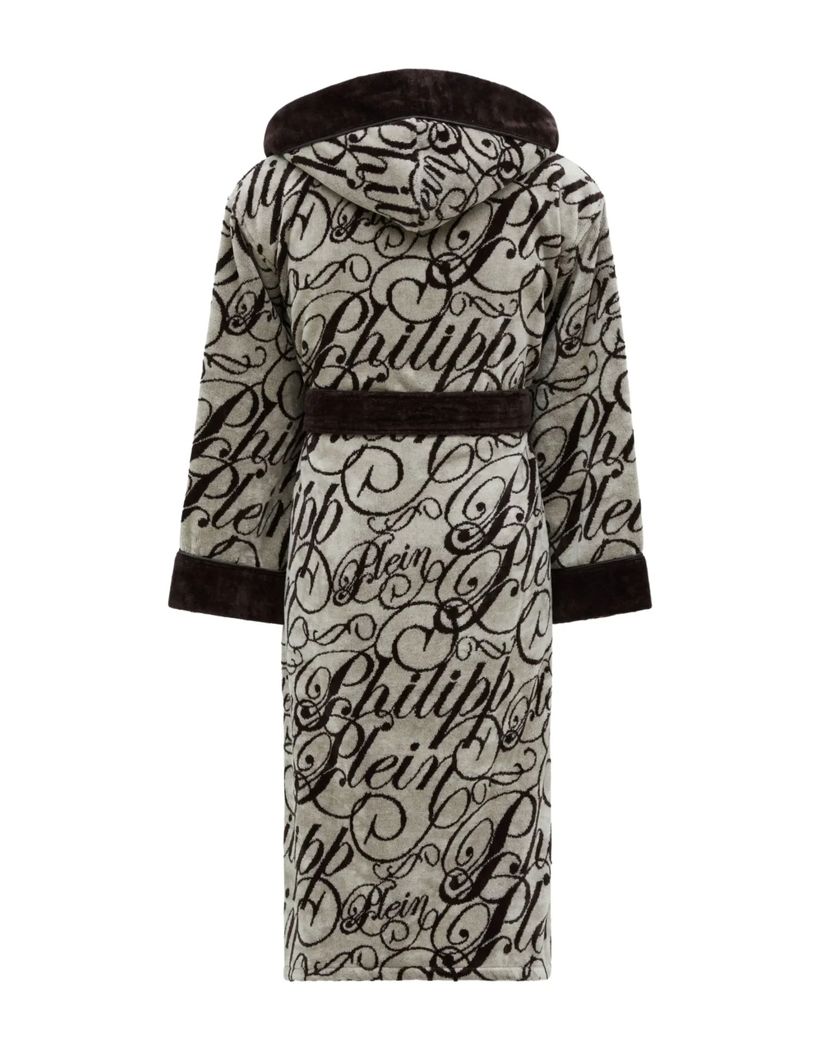 Hooded Bathrobe Signature, цвет: Коричневый