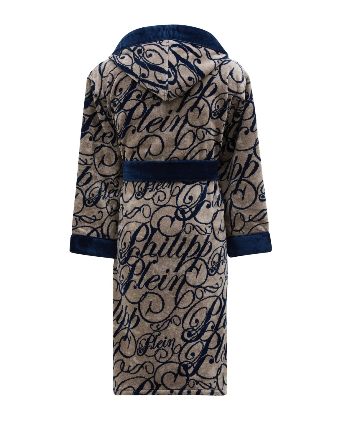 Hooded Bathrobe Signature, цвет: Синий