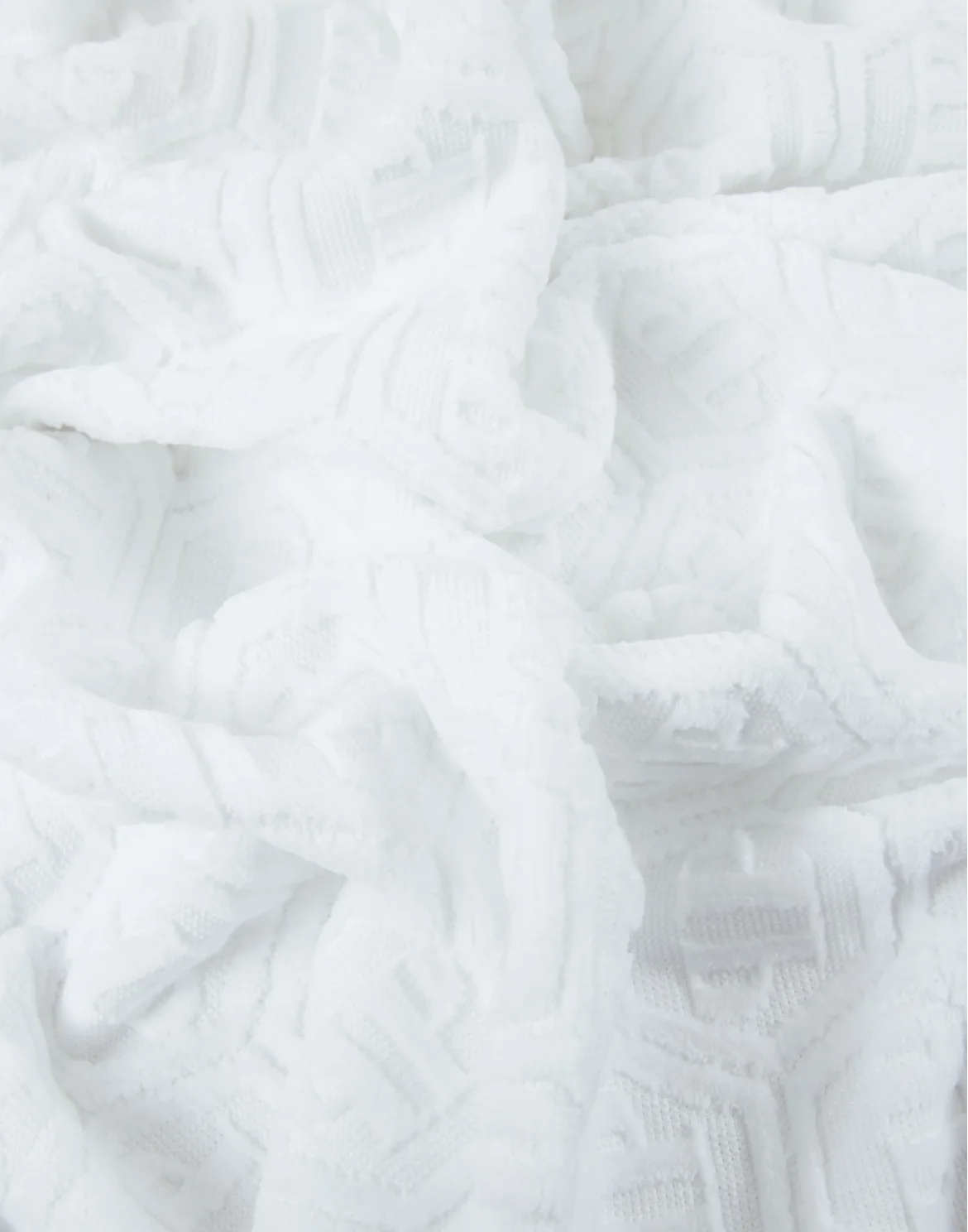 Bath Sheet Hexagon, цвет: Белый