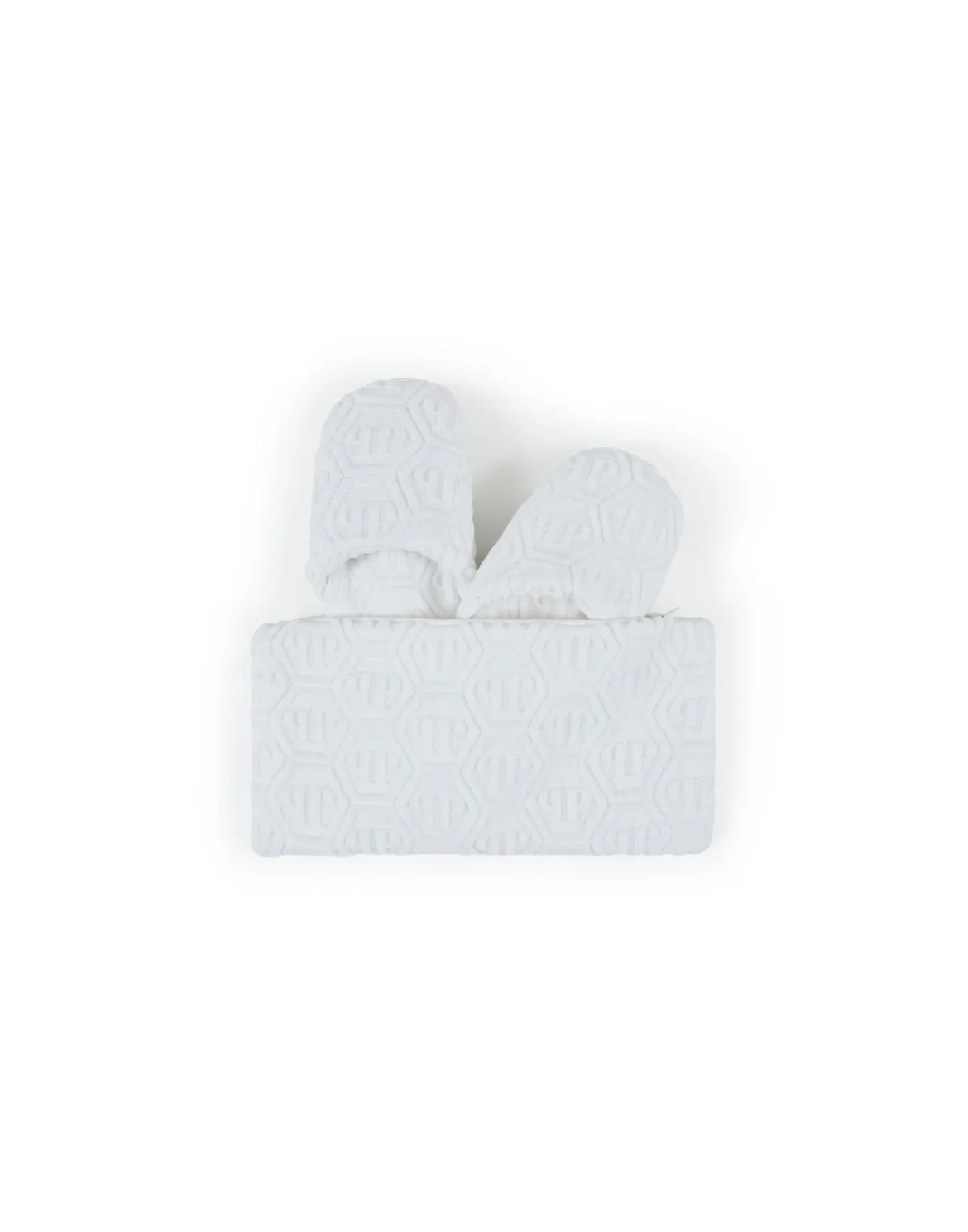 Puffy Slippers Hexagon, цвет: Белый