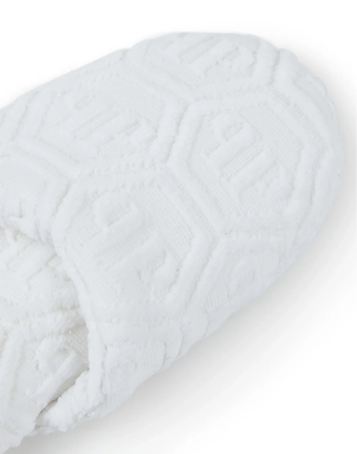 Puffy Slippers Hexagon, цвет: Белый