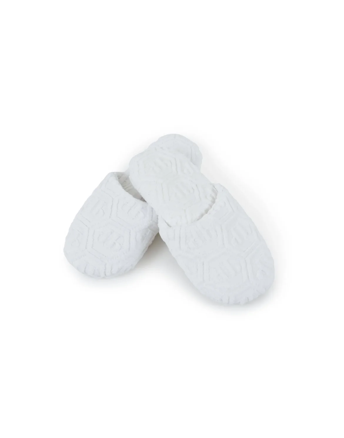 Puffy Slippers Hexagon, цвет: Белый