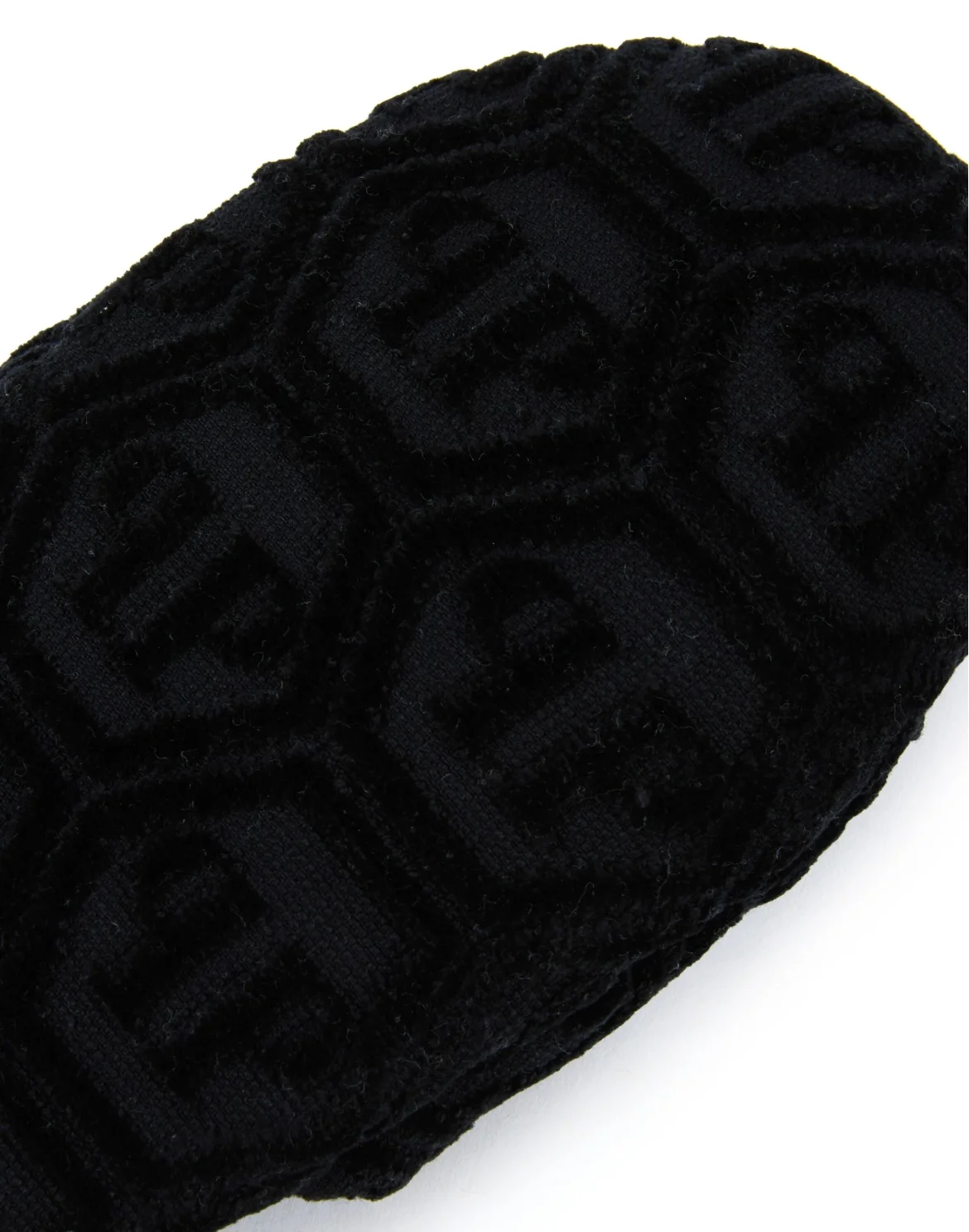 Puffy Slippers Hexagon, цвет: Черный
