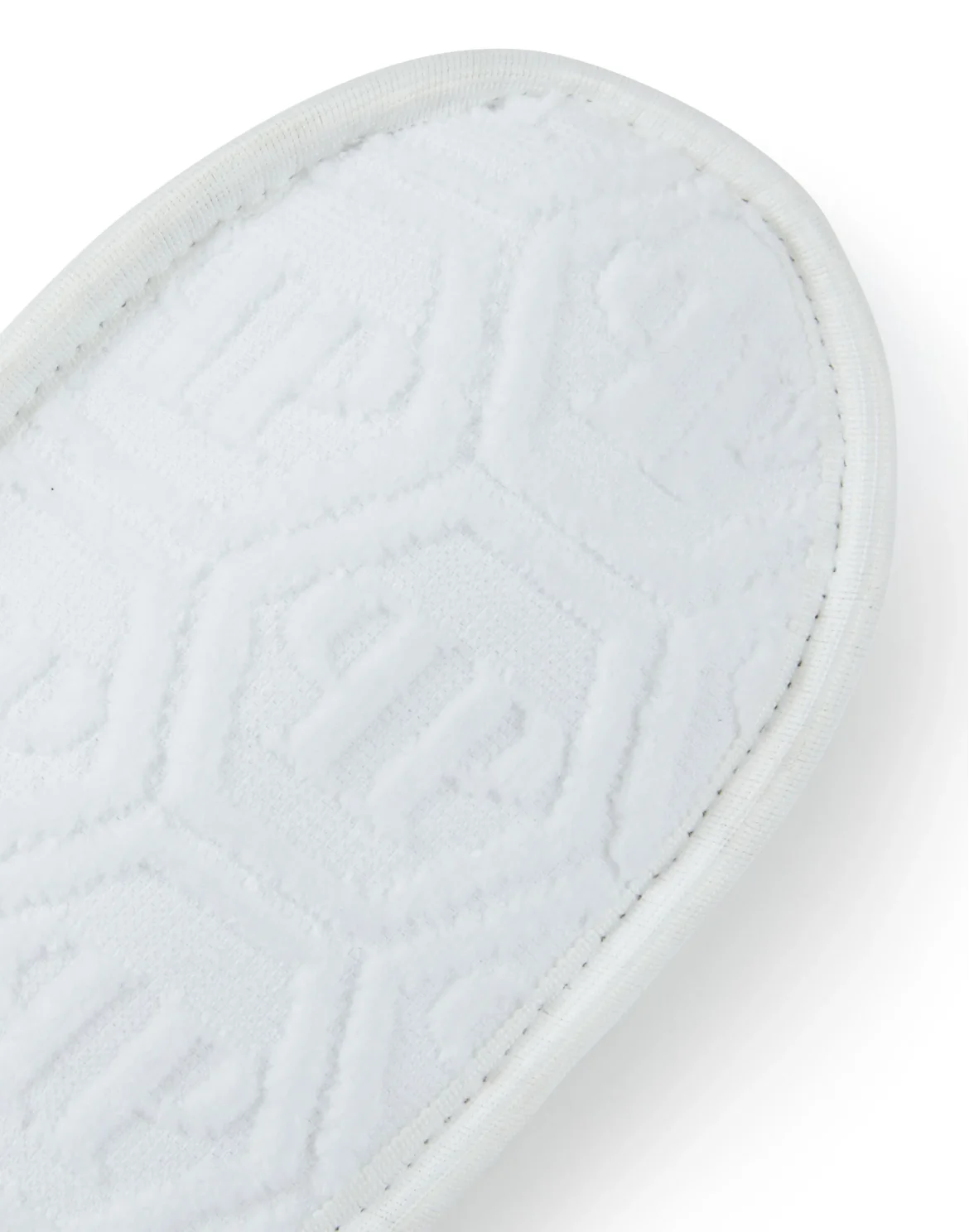 Flat Slippers Hexagon, цвет: Белый