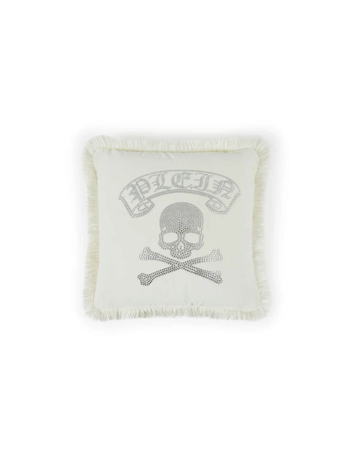 Cushion Crystal Skull 40x40, цвет: Белый