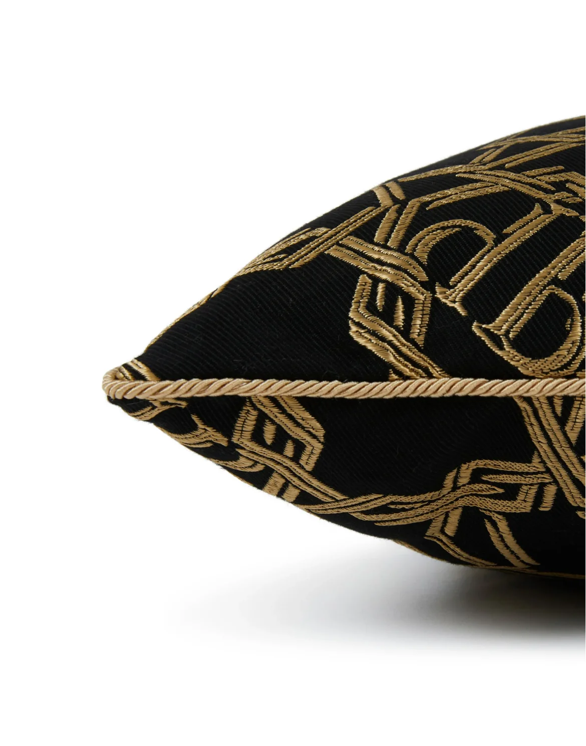 Jacquard Cushion Chains 40x40, цвет: Черный